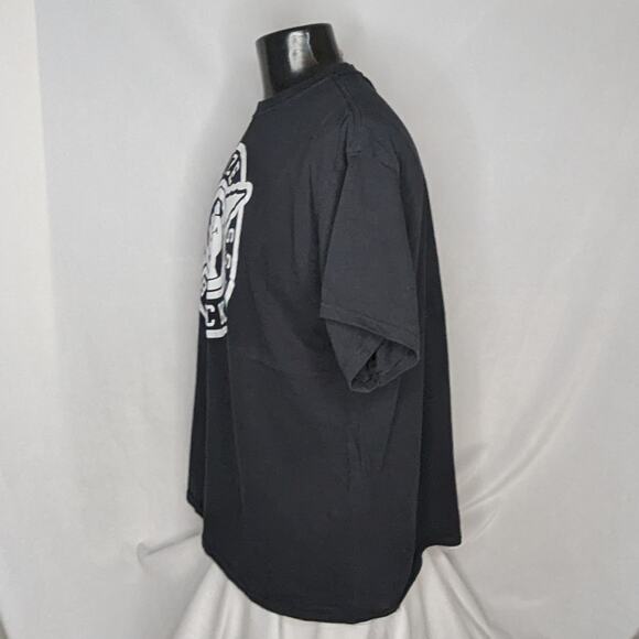 Gildan Men's Graphic 2XL Black Heavy Cotton Casual T-Shirt - Picture 2 of 4